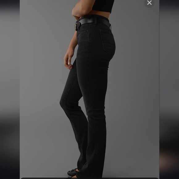 🎁 AE Next Level High-Waisted Skinny Kick Jean 4 Short - Picture 3 of 10